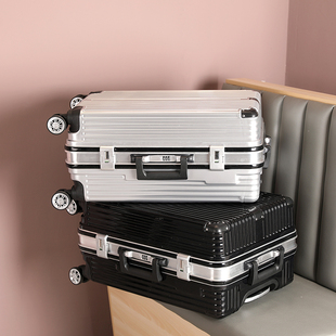 24寸小型旅行皮箱 箱20 韩版 行李箱男女学生铝框款 网红ins拉杆密码
