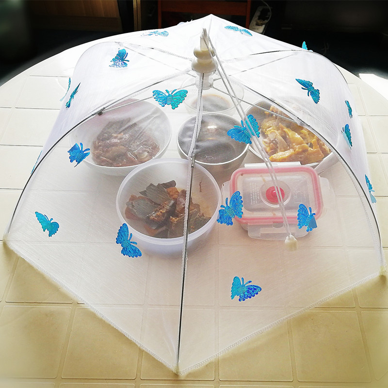 防蝇餐桌罩家用可折叠罩菜盖剩菜罩食物罩饭菜罩现代简约盖菜罩伞
