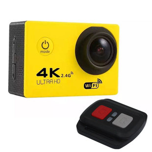 带遥控山狗4K高清运动相机摄像机DV航拍防水wifi版 全志V3记录仪