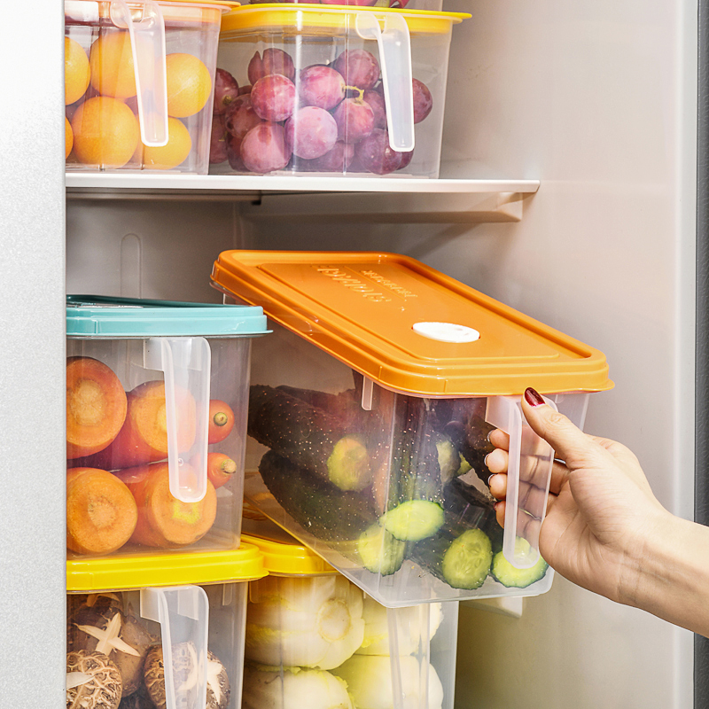 冰箱保鲜收纳盒抽屉式 鸡蛋食品级冷冻厨房杂粮水果密封储物神器