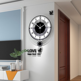 雅刻丽欧式 钟表挂钟客厅静音家用大气时尚 创意石英钟艺术装 饰钟表