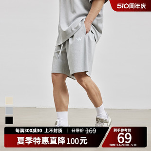 美式 篮球短裤 男宽松 夏季 简约logo印花运动短裤 BD健美站新款