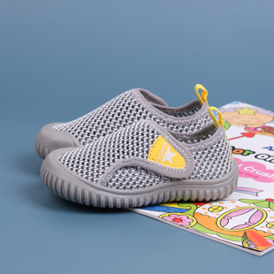 款 儿童幼儿园室内鞋 夏季 男女童入园软底布鞋 宝宝透气网面轻便单鞋