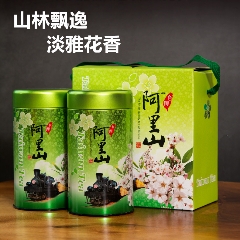 进口原味清香手釆茶300g乌龙茶冷泡茶礼盒装 台湾阿里山高山茶原装