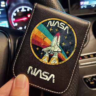 NASA航空航天局个性 创意驾驶证行驶证皮套驾照保护套真皮卡包男女