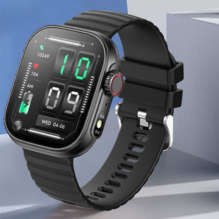 smartwatch大屏心率血压血氧体温运动计步可支付蓝牙通话智能手表