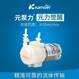 卡默尔蠕动泵12v泵配件水泵自吸泵6W小型吸水泵 24伏卡川尔抽水泵