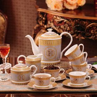 陶瓷咖啡具套装 骨瓷茶具茶杯套装 欧式 下午茶 创意结婚礼品 英式