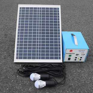 小型光伏发电系统太阳能电池板迷你系统家用全套锂电池发电机户外