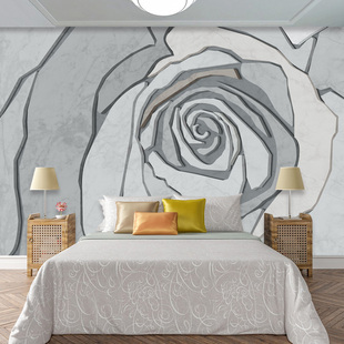 3d立体大理石纹壁纸客厅卧室墙纸电视背景墙壁布浮雕壁画环保墙布