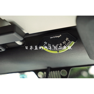 日本汽车载自感应坡度仪越野车专用测量仪坡度角度尺水平器平衡表
