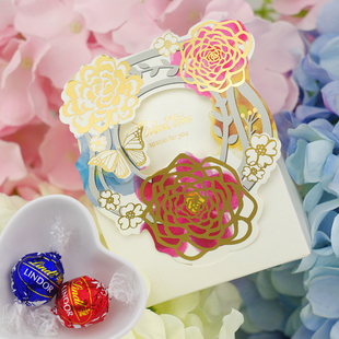 瑞士莲巧克力喜糖成品2粒 韩式 婚礼糖盒含糖 情人节圣诞节礼物