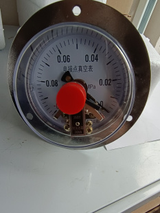 YXC100ZT 0.1 负压电接点真空压力表 轴向电接点压力表 0mpa