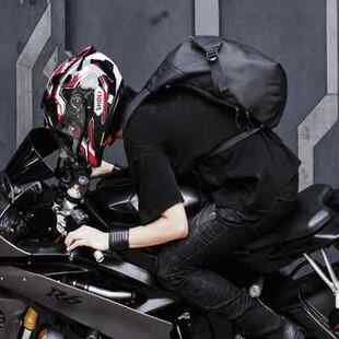 摩托车骑行背包头盔包全盔双肩机车摩旅装 备男女骑士包大容量防水