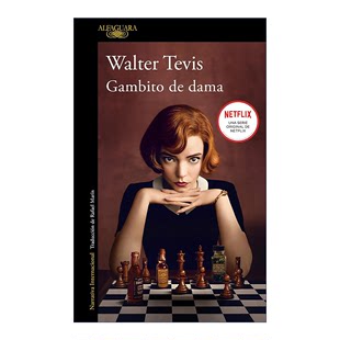 Tevis dama Gambit 原版 书籍 Gambito Walter 后翼弃兵 Queen’s The 西班牙语版 进口原版