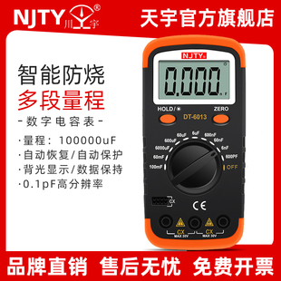 南京天宇DT6013数字电容表高精度万用表测电流表容全自动表测试仪