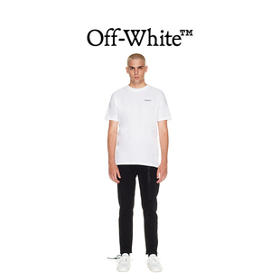 OFF WHITE logo修身 休闲牛仔裤 黑色off 男士