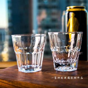 整箱价 100 150ml酒吧杯子KTV专用酒杯玻璃八角杯钢化玻璃啤酒杯