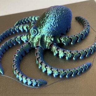 3D打印章鱼关节可动手办模型布景道具