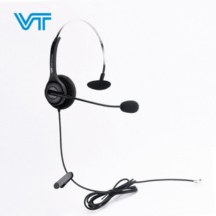 VT电话耳机USB客服耳麦呼叫中心话务员耳麦头戴式 单oother 其他