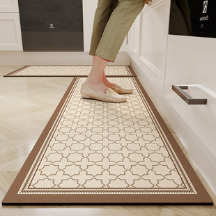 长条厨房地垫吸水吸油硅藻泥软垫可擦洗防滑脚垫防水防油地毯定制