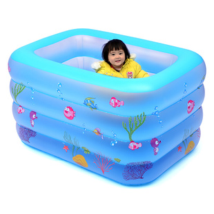 婴儿游泳池家用折叠充气超大号幼C儿童游泳加厚室内小孩宝宝洗澡
