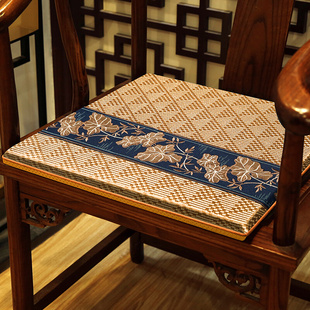 新中式 冰丝沙发凉席垫夏季 透气家用红木椅垫沙发罩夏款 防滑冰丝垫