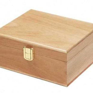 厂促厂促定制实木礼品盒榉木包装 盒家用收纳盒茶叶盒翻盖木品 新品