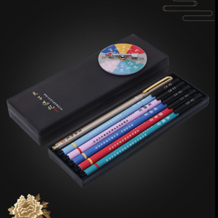 至尚创美0.5趣味中性笔套装 韩版 个性 清新黑笔学生减压转盘笔礼品