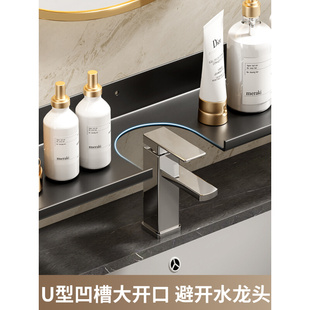 太空铝置物架厕所卫生间壁挂式 免打孔镜前洗手台盆洗漱台浴室架子