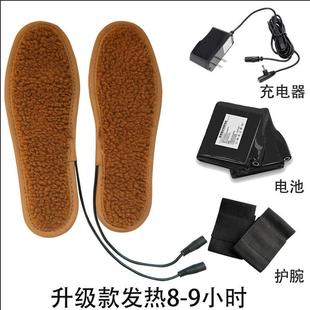 新品 户外锂电池充电鞋 垫电加热鞋 垫电热暖脚宝电暖发热可行走男品