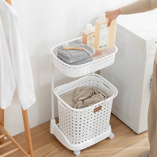 日本脏衣篮洗衣桶脏衣服收纳筐家用放衣物篓置物架卫生间框桶浴室
