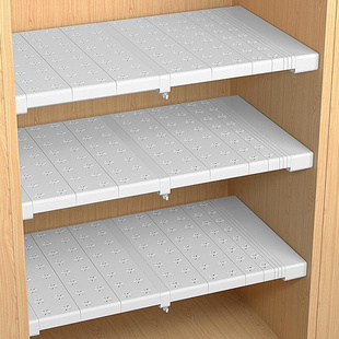 全筑司覆盖衣柜柜子分层置架分隔隔神板隔物断收伸纳隔层板免打孔