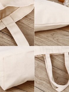 新品 加急帆布袋定制logo环保购物棉布袋手提单肩袋纯色大容量广告