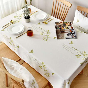 高档北欧创意桌旗桌布tpu防水防油免洗餐桌台布长方形家用茶几布