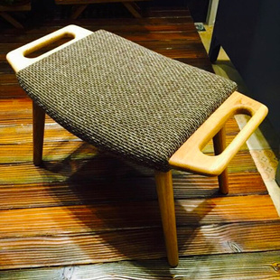 北欧风格 矮凳实木创意沙发凳时尚 换鞋 凳子坐凳床前凳茶几凳布艺