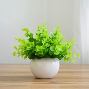 仿真植物假花草米兰满天星盆栽景家居室内餐桌塑料装 饰绿植摆设件