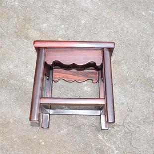 印尼黑酸枝小方凳非洲酸枝木实木小板凳换鞋 凳子洗脚凳沙发儿童凳