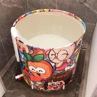 沐浴桶成人家用全身折叠泡澡桶大号儿童洗澡桶大人泡澡盆洗澡神器