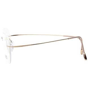 诗乐Silhouette光学眼镜架眼镜框男女钛架无框金色近视镜架5515CR