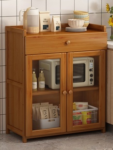 定制餐边柜厨房橱柜简约现代家用靠墙小户型储物柜茶水柜收纳柜置