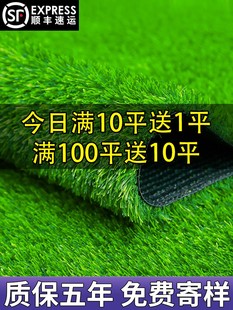 仿真草坪地毯人工假草皮人造塑料幼儿园户外足球场围挡铺垫绿色草