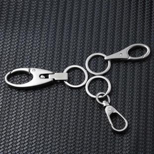16钥匙链腰挂L男女匙汽车挂件钥匙圈扣钥匙圈环锁环3不锈钢创意