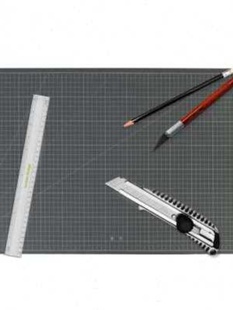 新款 龙田12x24m灰色有图案塑料桌垫板手工切割板切割垫板刻板超大