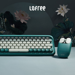 Lofree洛斐2021年新款 江南版 蓝牙机械键盘鼠标套装 无线女生办公家