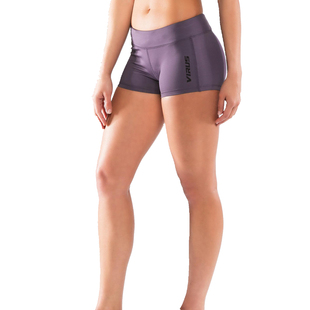 Virus女子运动短裤 CrossFit训练拳击健身瑜伽中低腰提臀弹力 正品