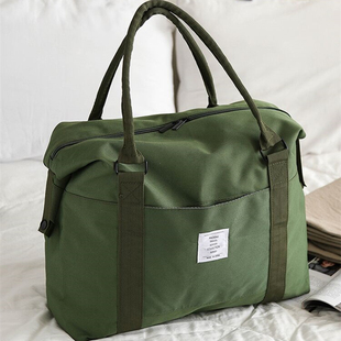 防水旅行袋子手提行李包单肩短途帆布旅行包女大容量待产包收纳袋