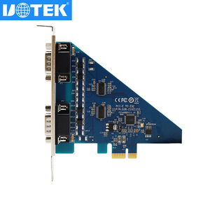 UTEK PCI 宇泰 232串口卡工业级防浪涌高速率UT 7912 E转2口RS