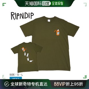 NERMAL PILLS 日本直邮RIPNDIP RND9965 上衣滑板运动滑 T恤男式