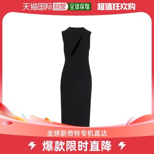 香港直邮Versace 女士Versace 镂空无袖 中长连衣裙